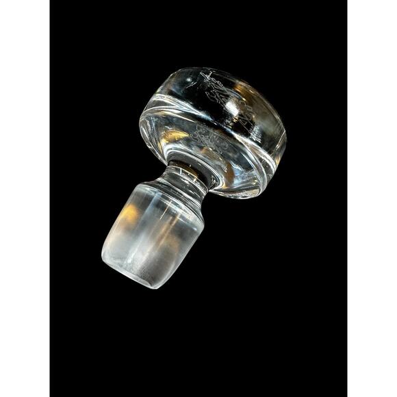 Krosno Poland 6 Heavy Bottom Bar Glasses And Decanter - Picture 7 of 12